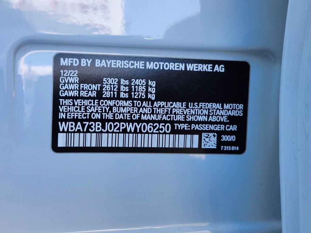 Certified Used 2023 White BMW 540i xDrive image 35