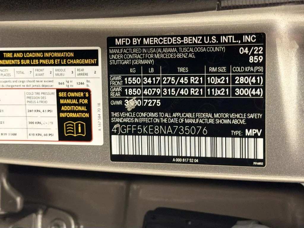 Used 2022 Mojave Silver Metallic Mercedes-Benz GLS 450 image 36