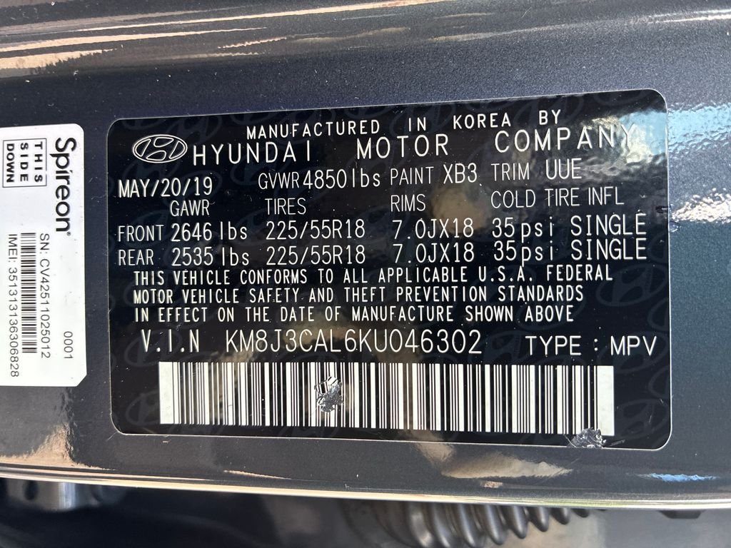 Used 2019 Blue Hyundai Ultimate image 26