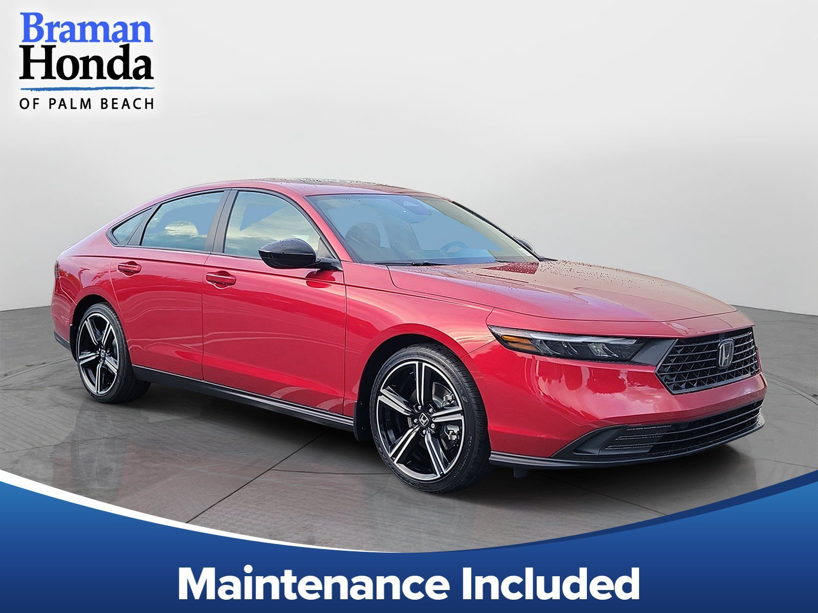 New 2026 Radiant Red Metallic Honda Sport image 1