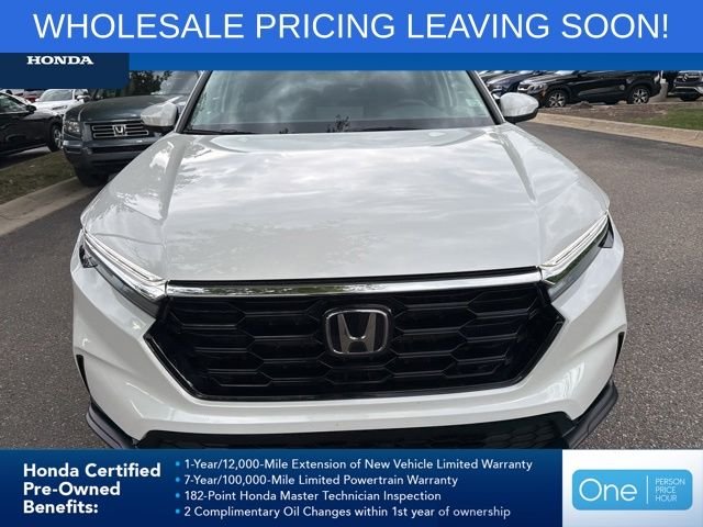 Certified Used 2024 Platinum White Pearl Honda 1.5T AWD EX image 2