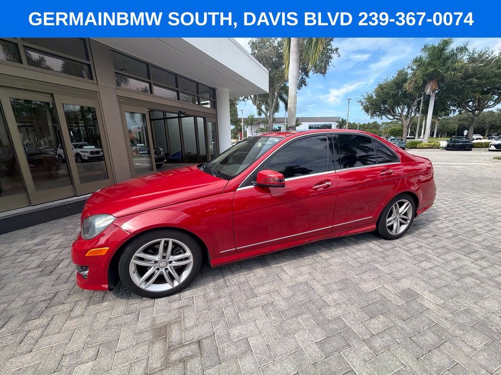 Used 2014 Mars Red Mercedes-Benz C 250 image 4