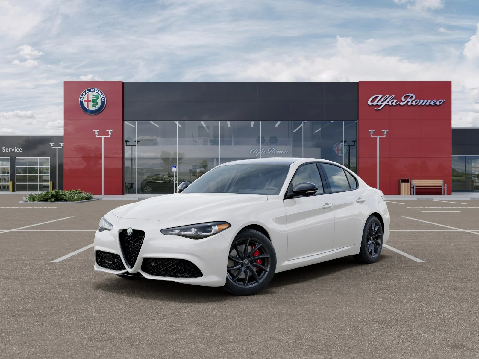 New 2025 Milano White Exterior Paint Alfa Romeo Base image 28