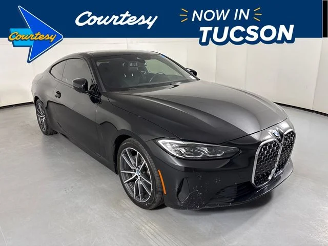 Used 2022 Black BMW 430i xDrive image 1