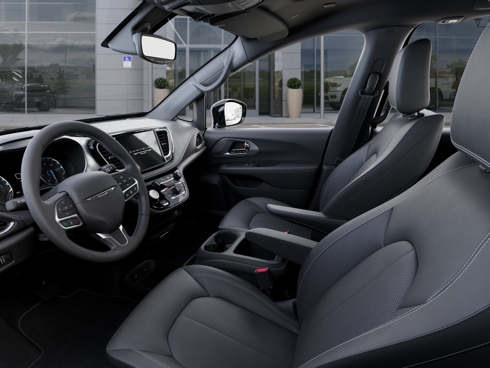 New 2027 Diamond Black Crystal Pearl-Coat Exterior Paint Chrysler  image 22