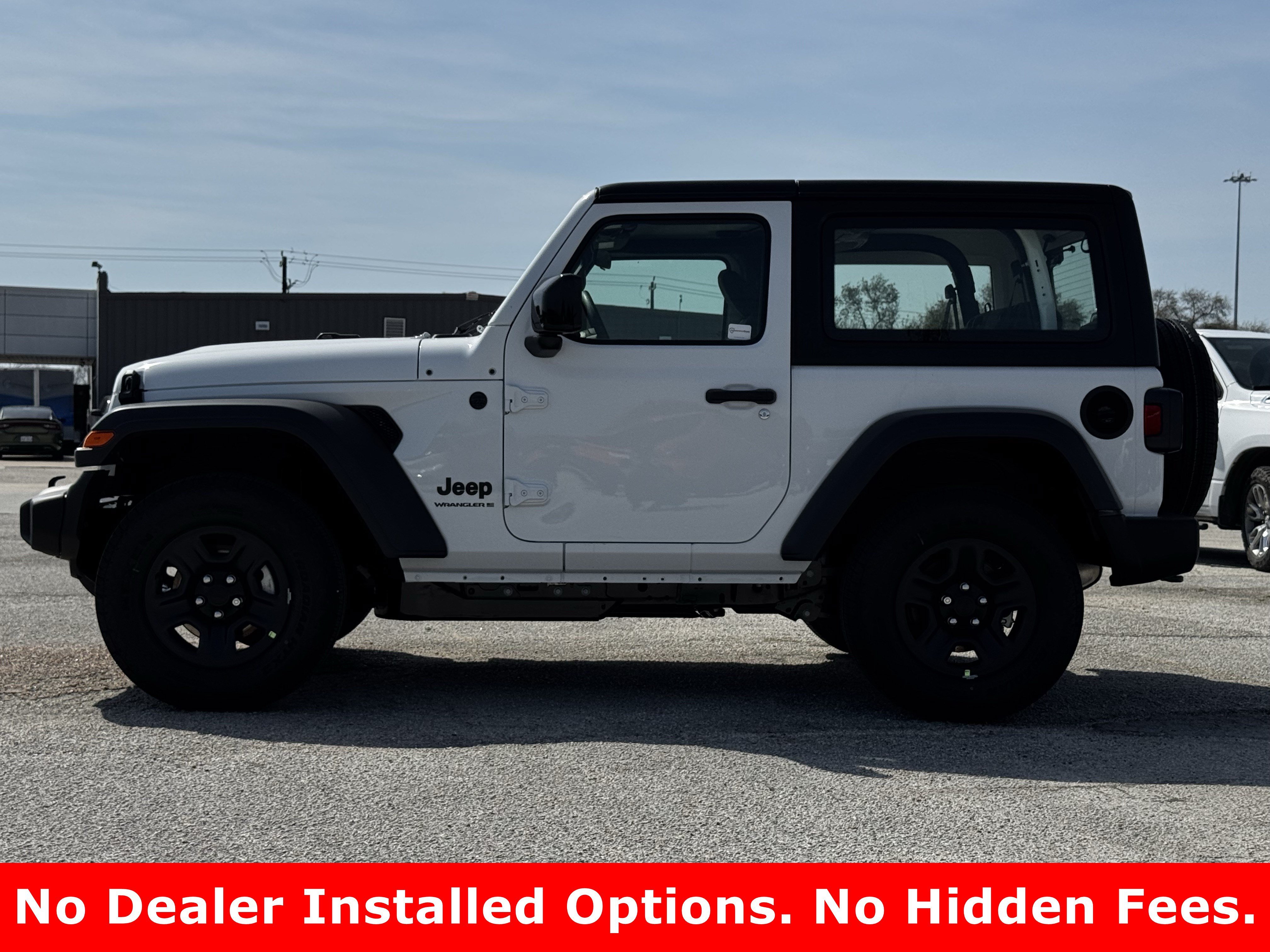 New 2026 Bright White Clear-Coat Exterior Paint Jeep Sport image 6