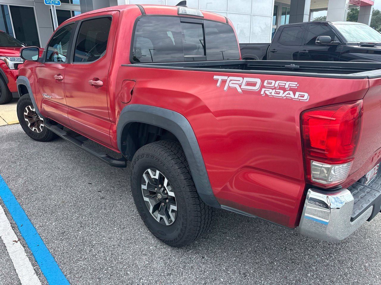 Used 2017 Red Toyota TRD Off-Road image 4