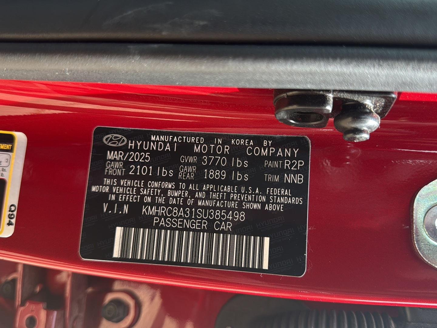 Used 2025 Ultimate Red Hyundai Limited image 34