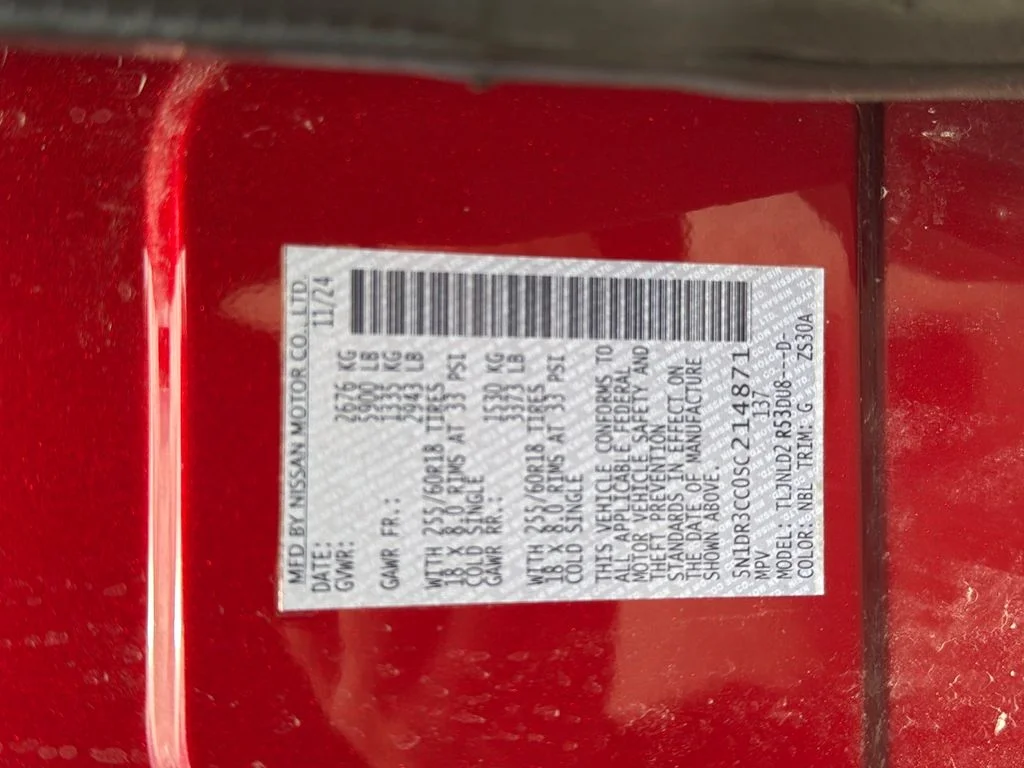 Certified Used 2025 Red Nissan SL image 24