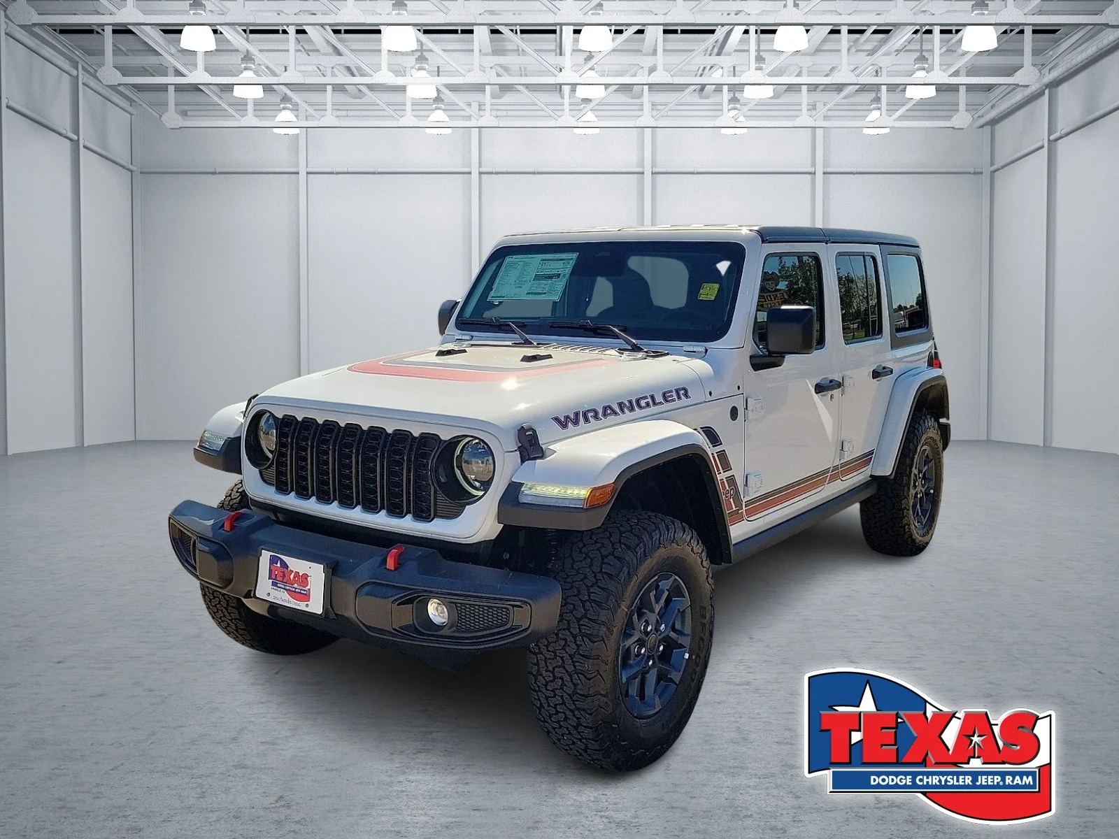 New 2026 PW7 Bright Whit Jeep 4-DOOR AMERICA250 image 1