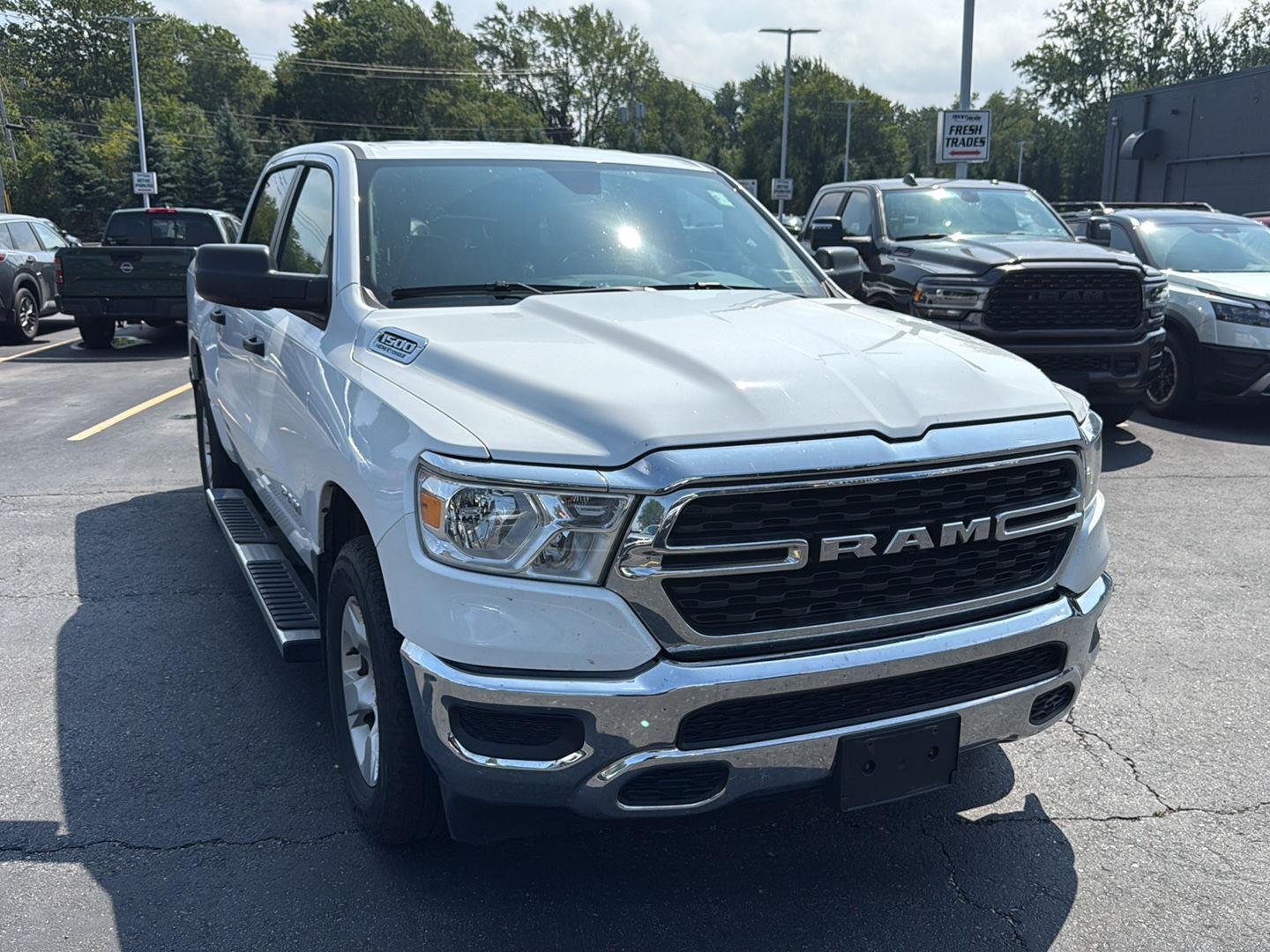 Used 2024 Bright White Clearcoat Ram Big Horn image 9