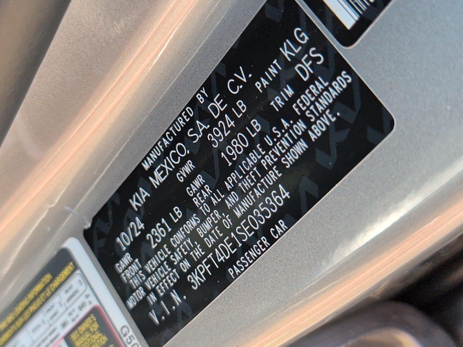 Used 2025 Steel Gray Kia LXS image 34