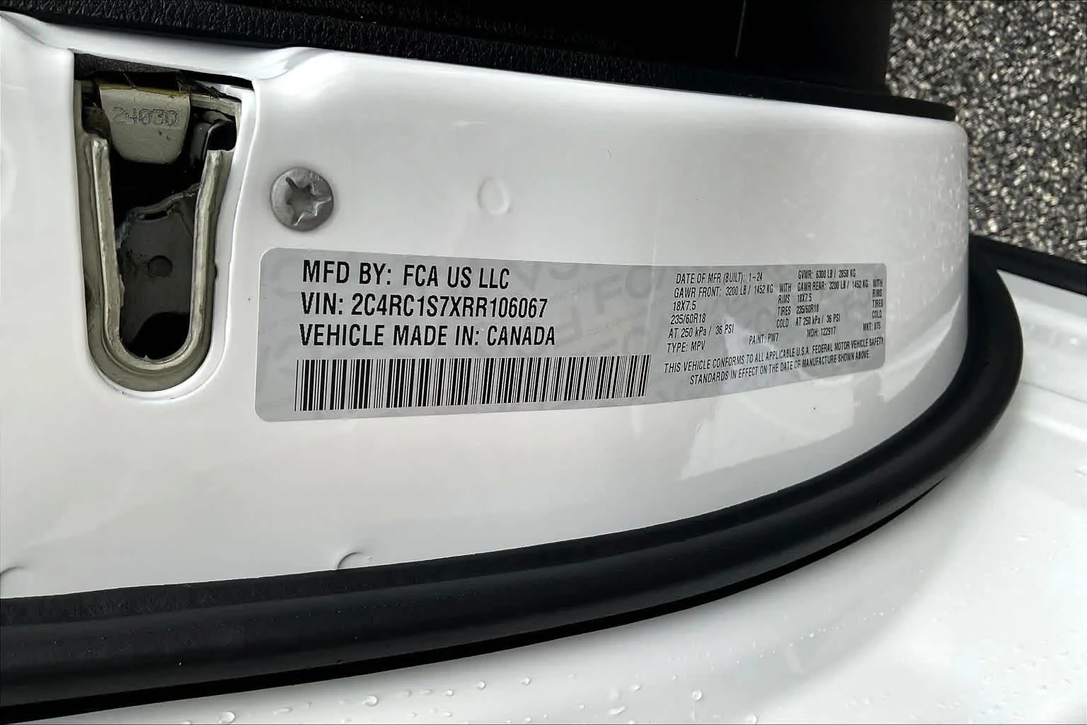 Used 2024 Bright White Clearcoat Chrysler Hybrid Premium S Appearance Pkg image 35