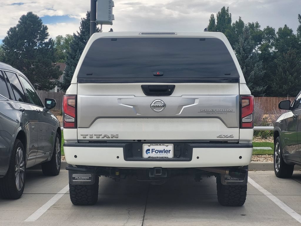 Used 2021 White Nissan Crew Cab Platinum Reserve 4x4 image 4