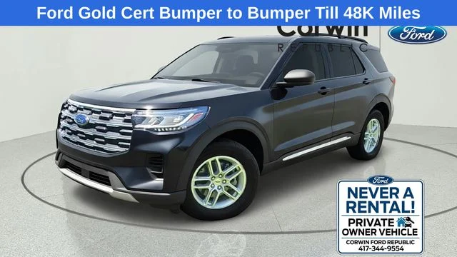 Certified Used 2025 Black Metallic Ford Active image 1