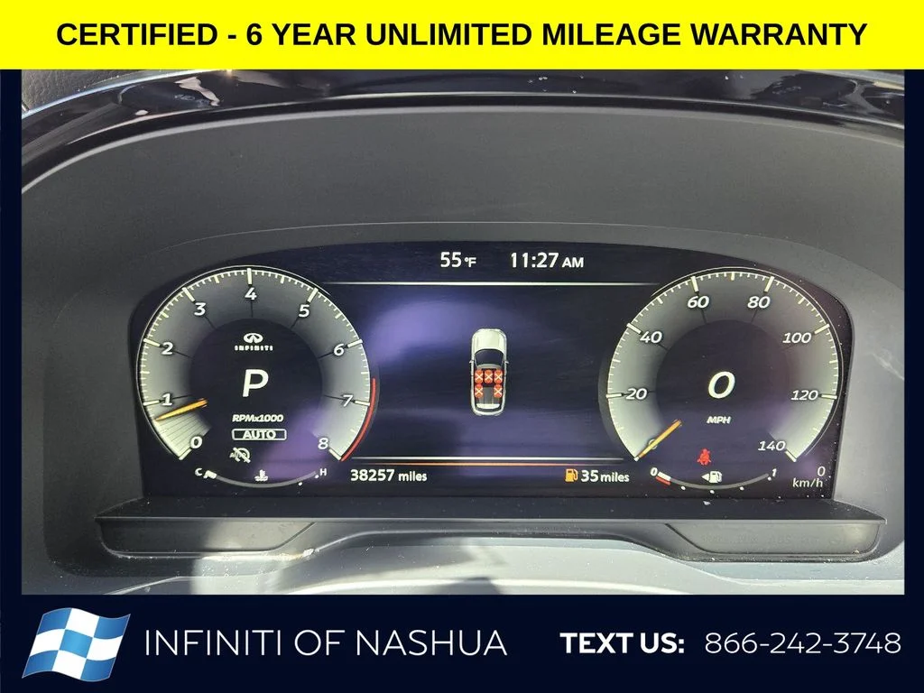 Certified Used 2023 Blue INFINITI LUXE image 25