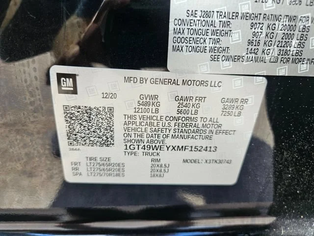 Used 2021 EBONY TWILIGHT METALLIC GMC Denali image 30