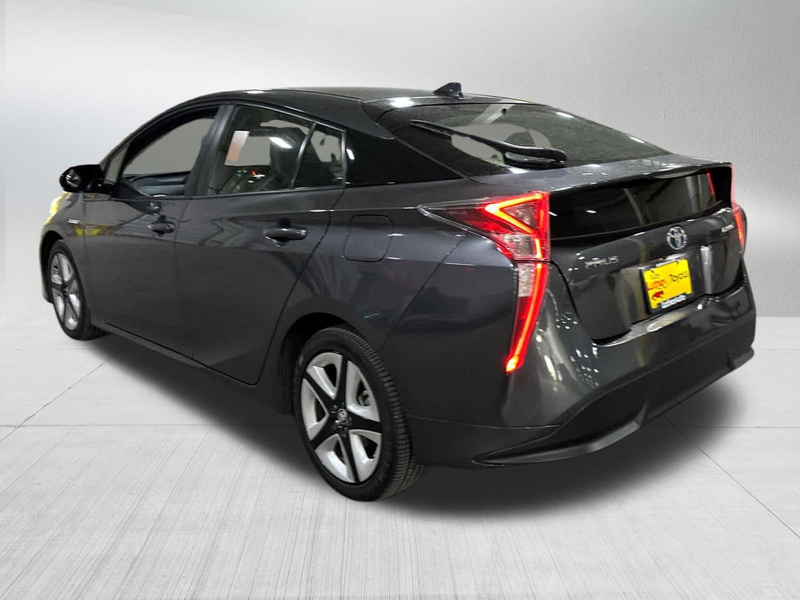 Used 2017 Magnetic Gray Metallic Toyota Three Touring image 4