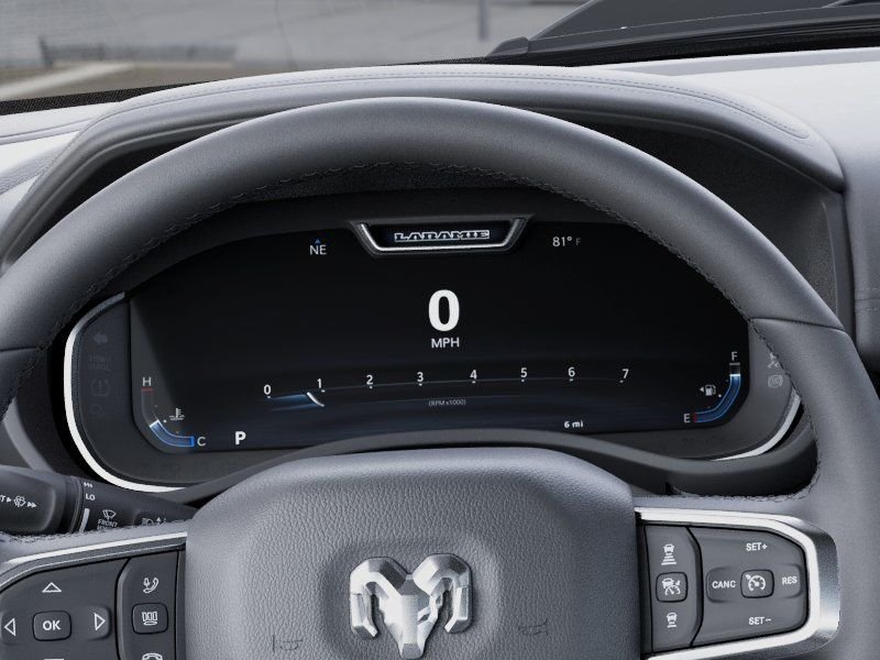New 2026 Diamond Black Crystal Pearl-Coat Exterior Paint RAM Laramie image 19