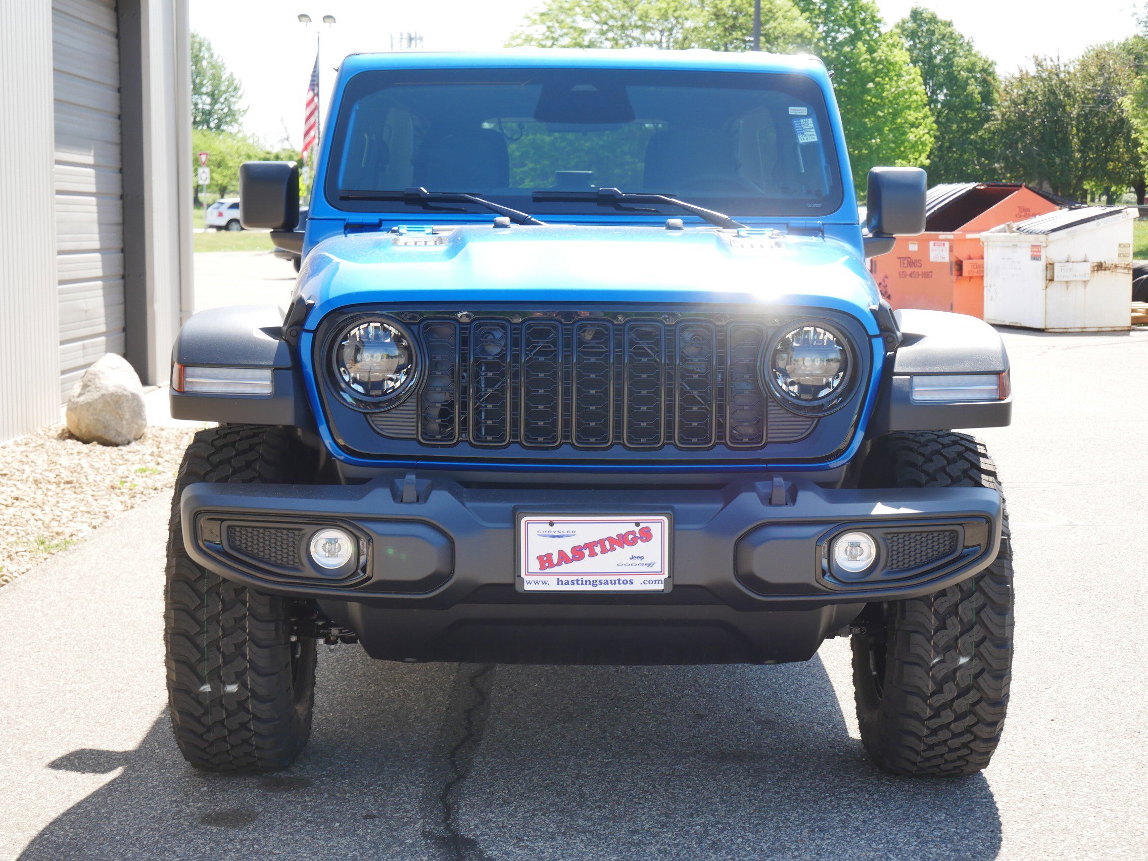 New 2026 Hydro Blue Pearl-Coat Exterior Paint Jeep Willys image 5