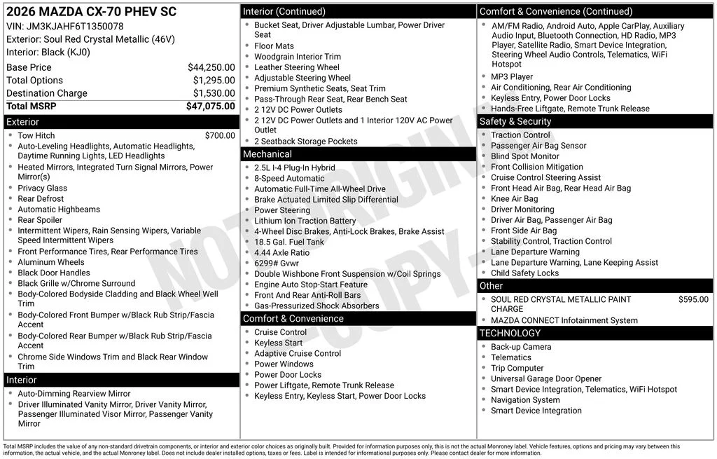New 2026 Red Mazda SPC image 7