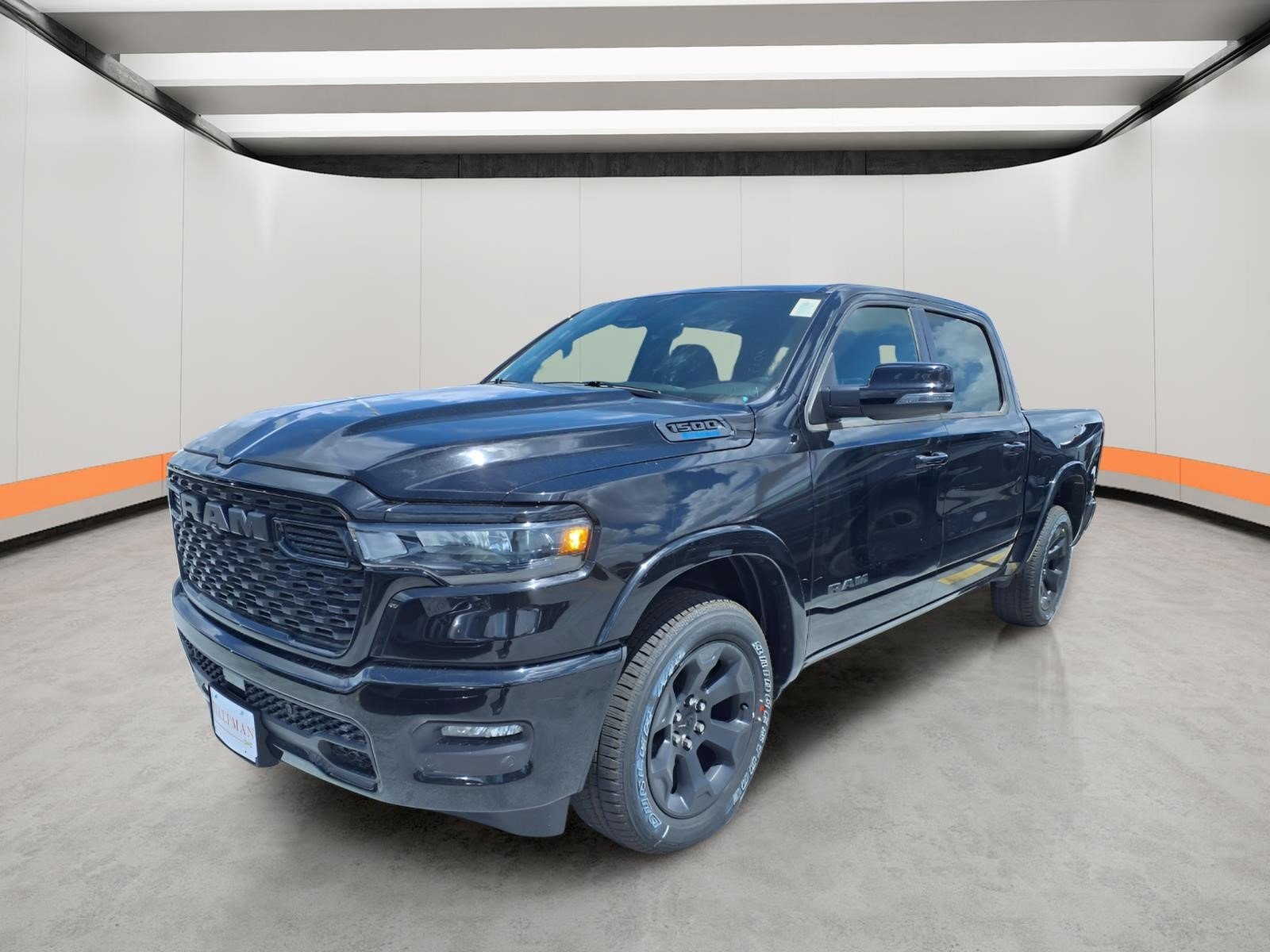 New 2026 Diamond Black Crystal Pearl-Coat Exterior Paint RAM Lone Star image 3