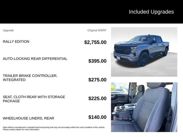 Certified Used 2024 Sterling Gray Metallic Chevrolet Custom image 5