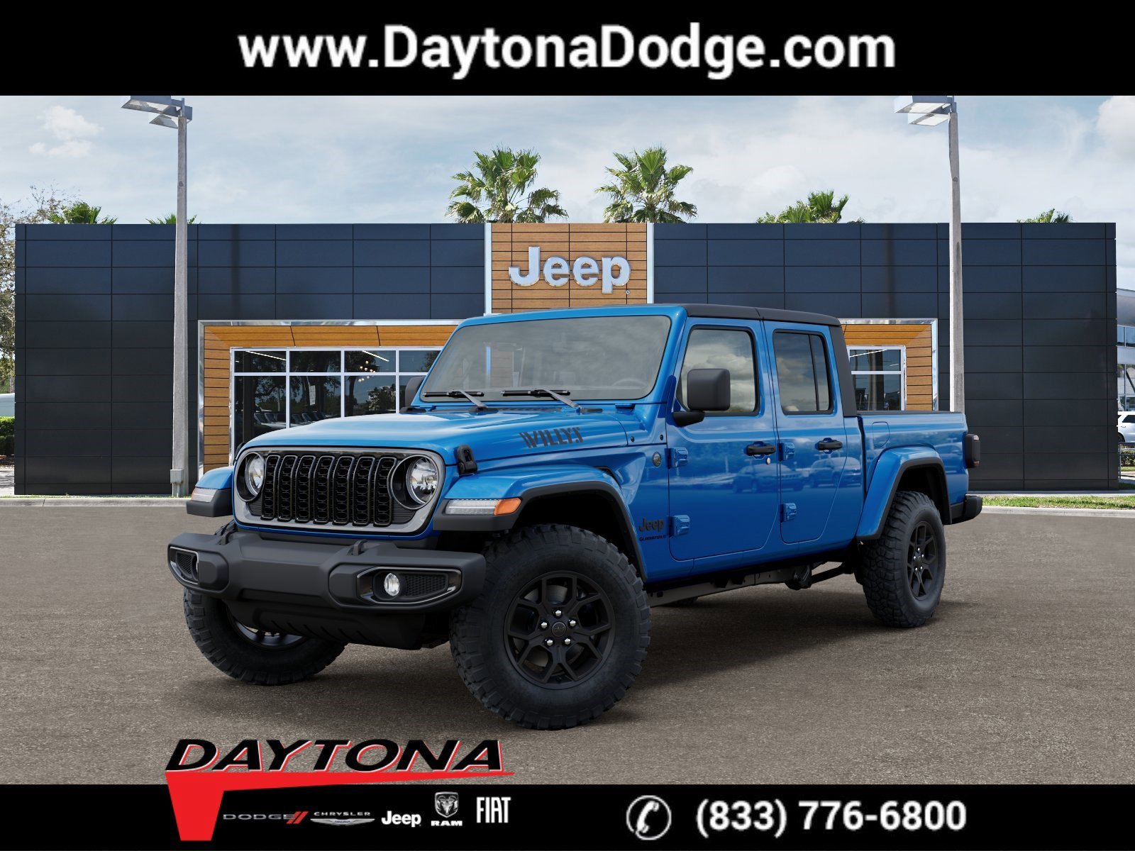New 2026 Hydro Blue Pearlcoat Jeep Willys image 1