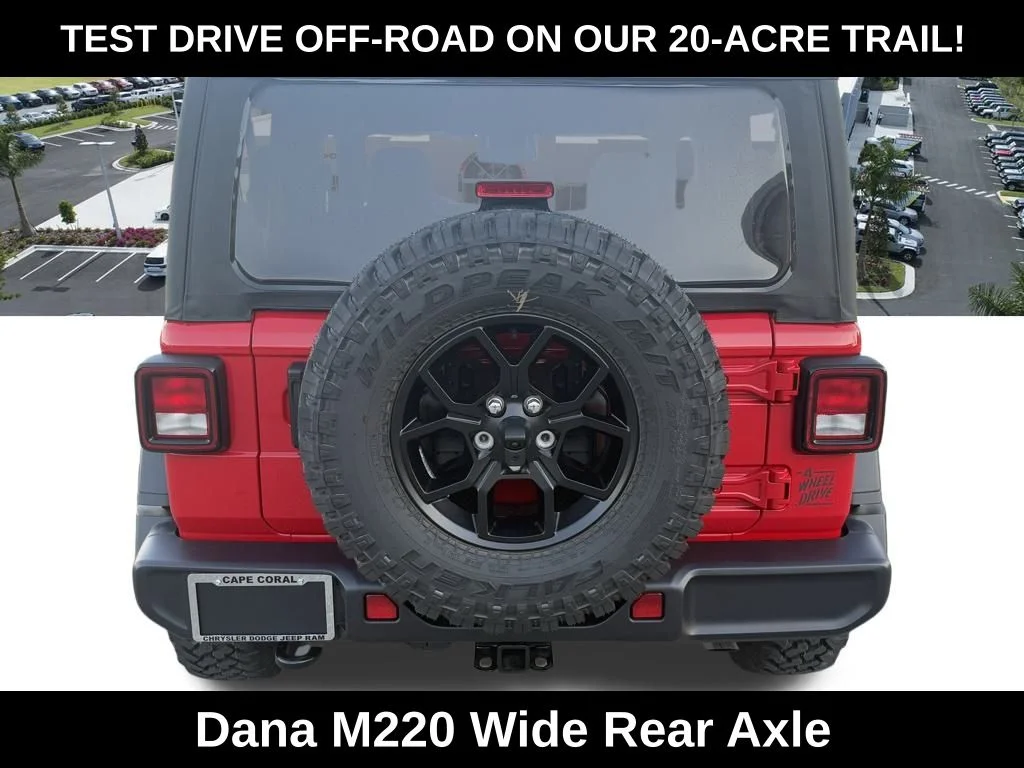 New 2026 Firecracker Red Clear-Coat Exterior Paint Jeep Willys image 5
