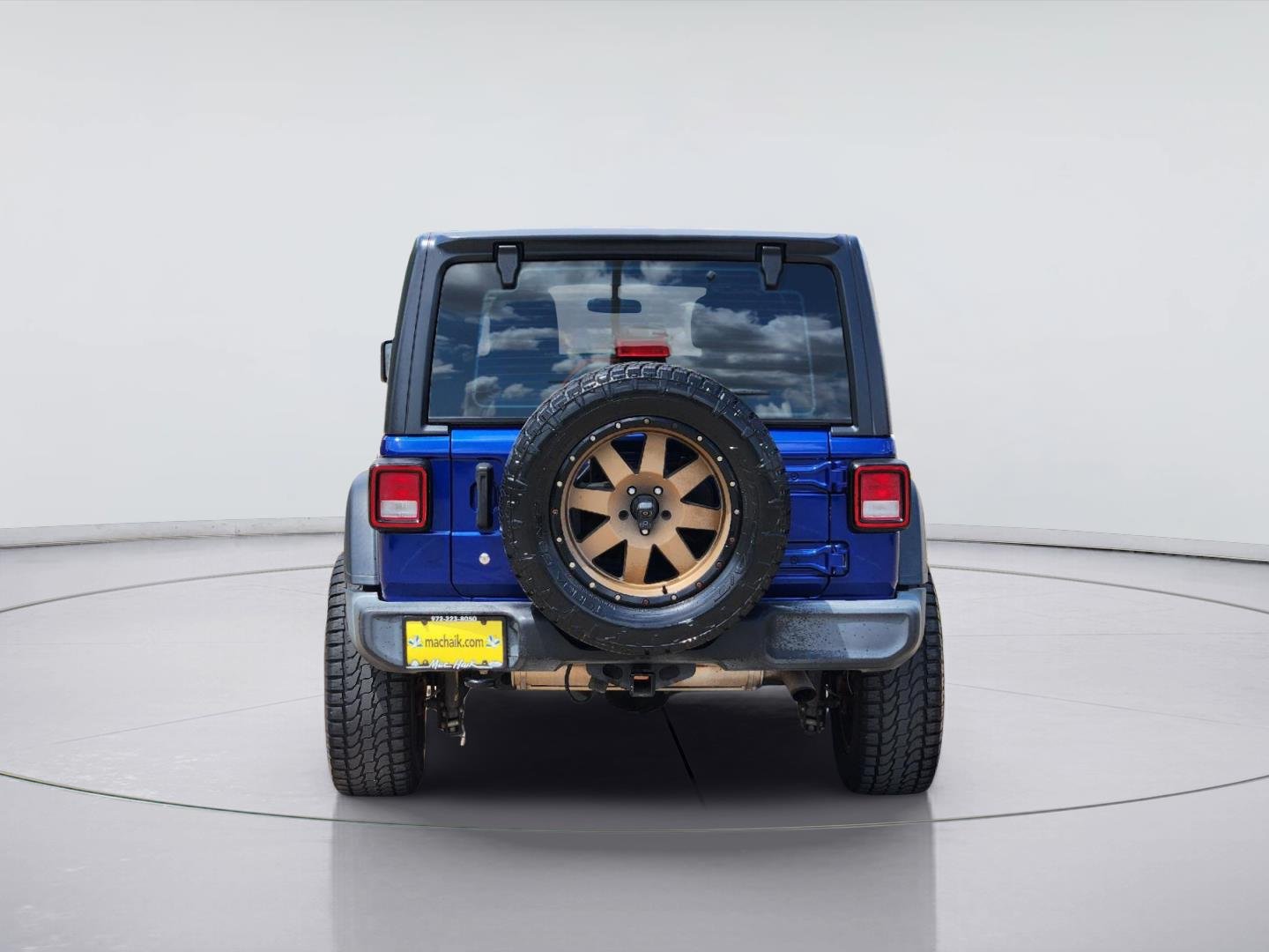 Used 2018 Ocean Blue Metallic Clearcoat Jeep Sport image 5