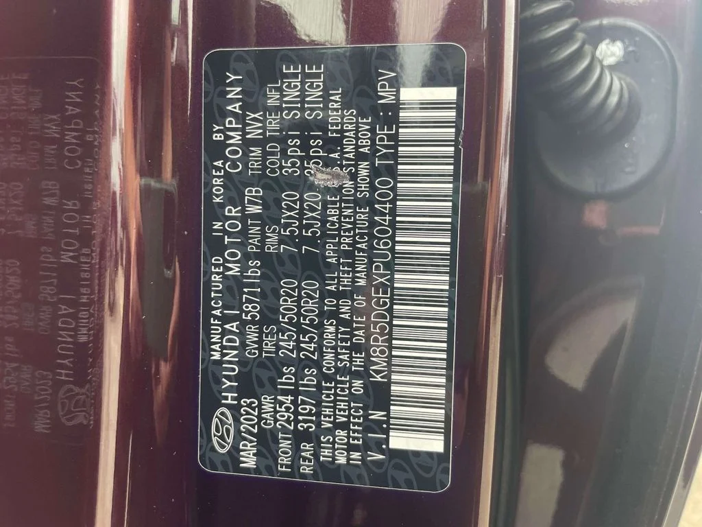 Certified Used 2023 Red Hyundai Limited image 20