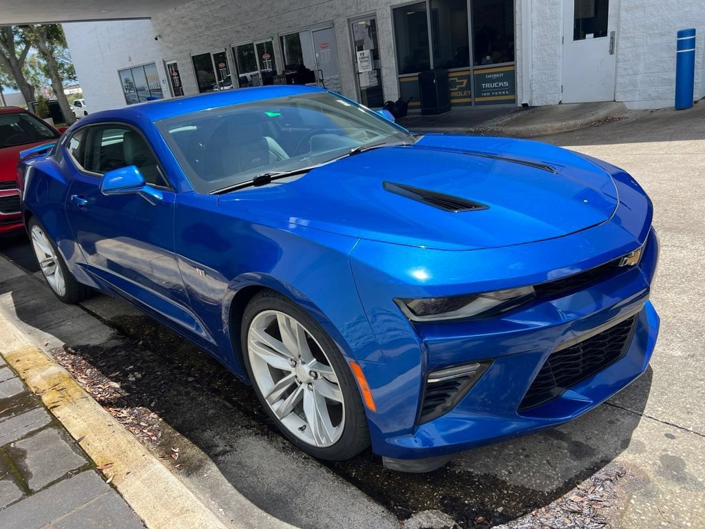 Used 2018 HYPER BLUE METALLIC Chevrolet 2SS image 3