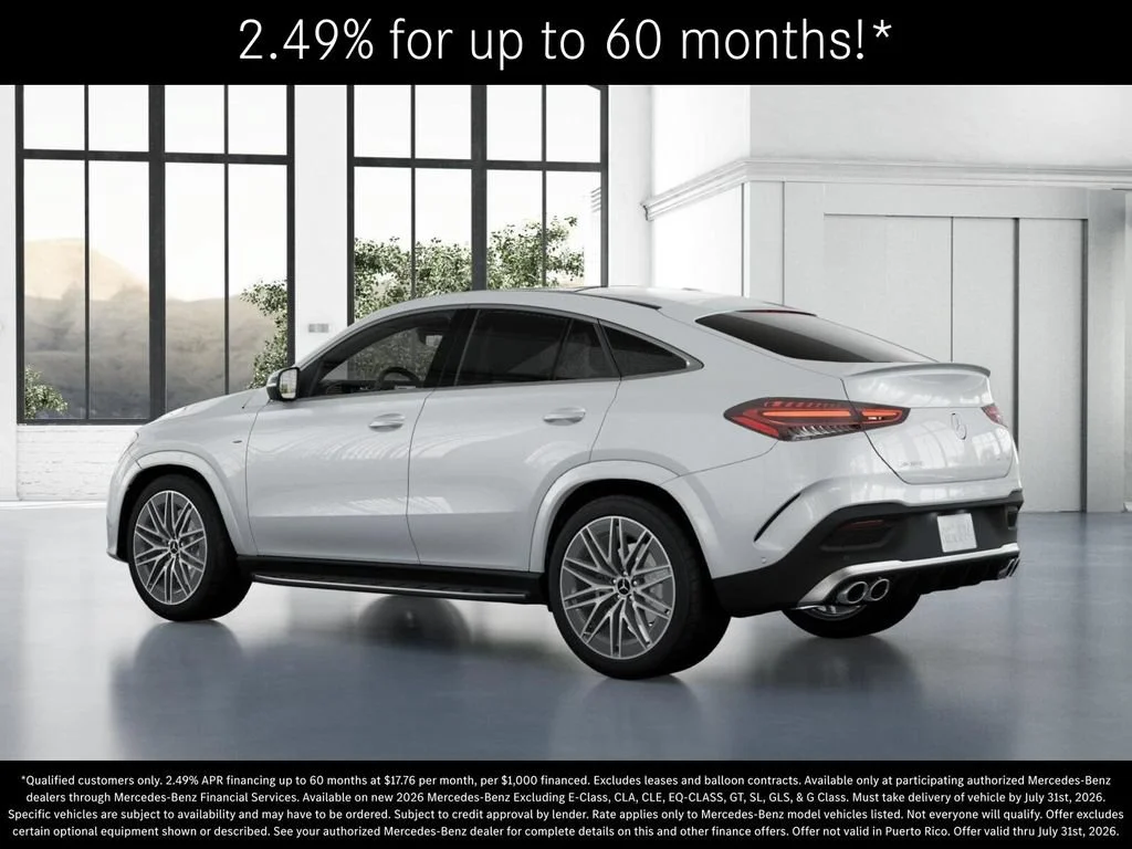 New 2026 MANUFAKTUR Moonlight White Metallic Mercedes-Benz AMG® GLE 53 4MATIC+ Coupe image 72
