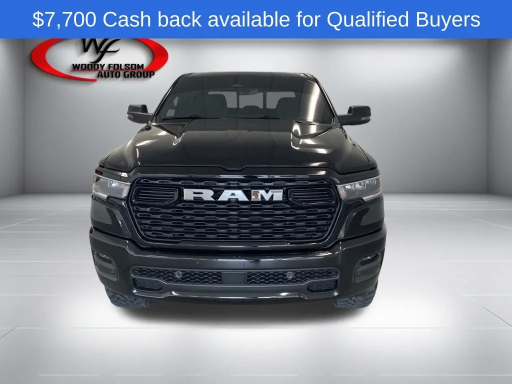 New 2026 Diamond Black Crystal Pearl-Coat Exterior Paint RAM Big Horn/Lone Star image 2