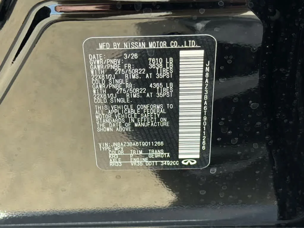 New 2026 BLACK OBSIDIAN INFINITI Luxe 2WD image 19