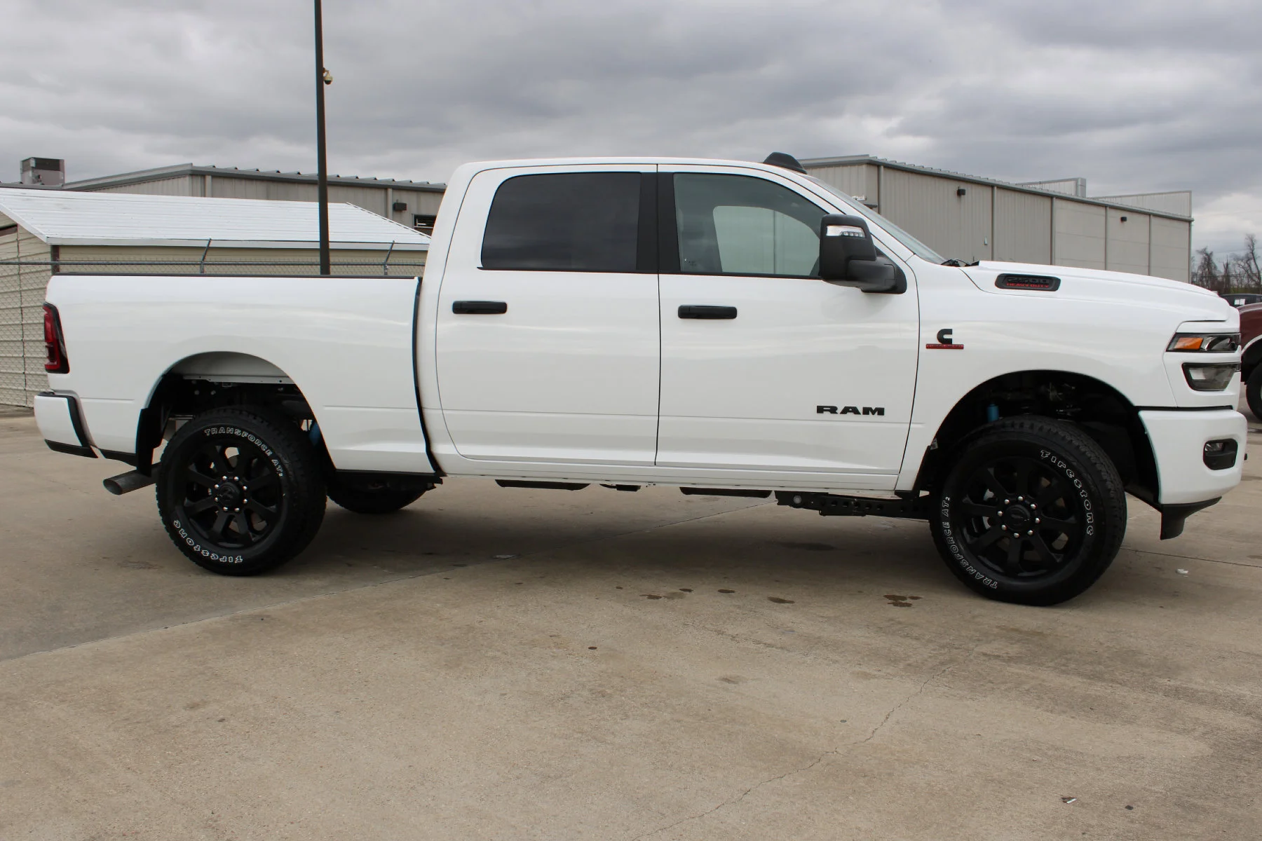 New 2026 Bright White Clear-Coat Exterior Paint RAM Big Horn 4x4 Crew Cab 6