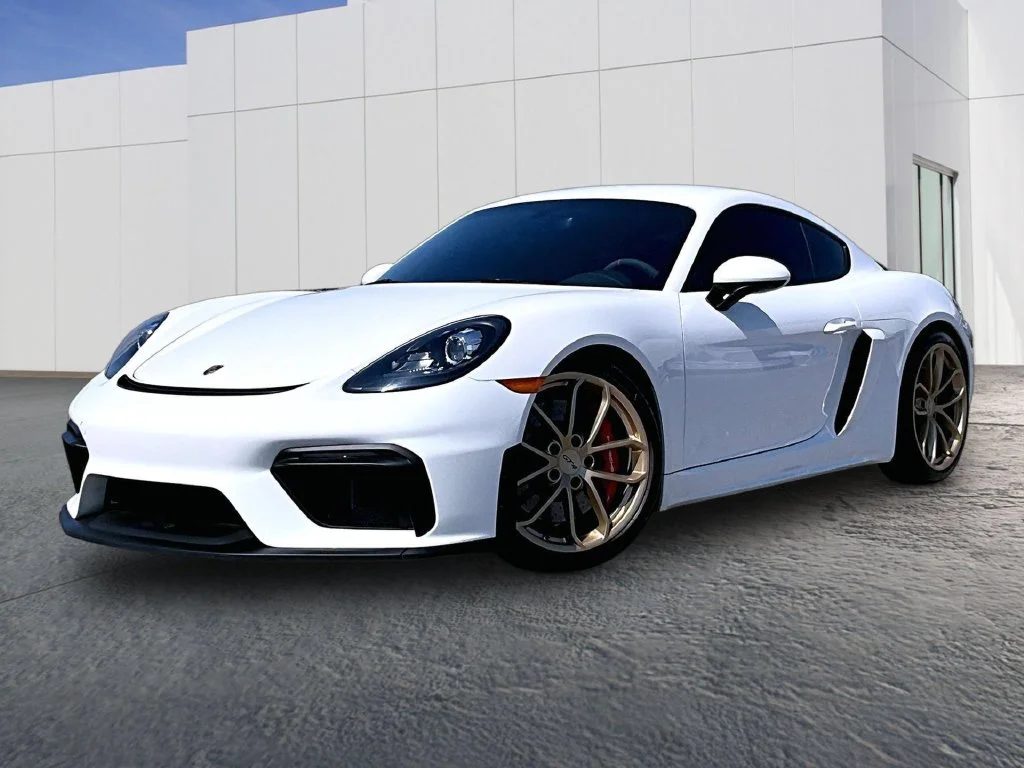 Certified Used 2020 White Porsche GT4 image 1