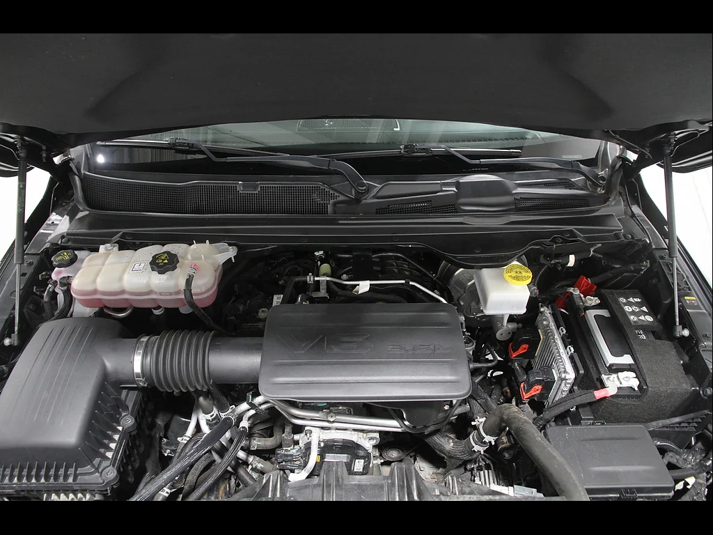 Used 2024 Diamond Black Crystal Pearl Coat Ram Big Horn image 21