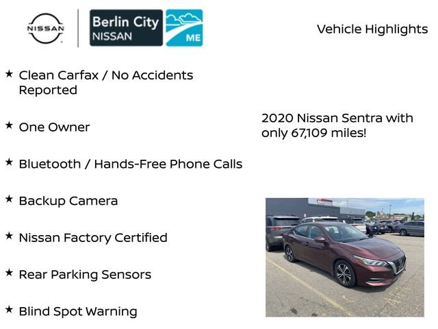 Used 2020 Red Nissan SV image 2