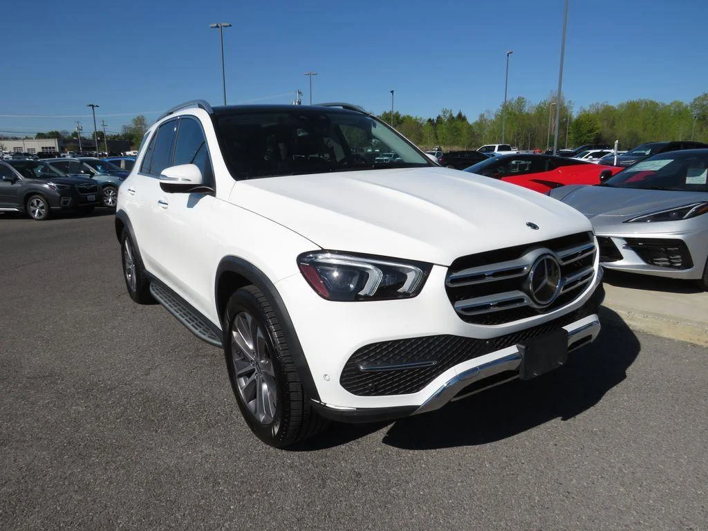 Used 2021 White Mercedes-Benz GLE 350 image 2