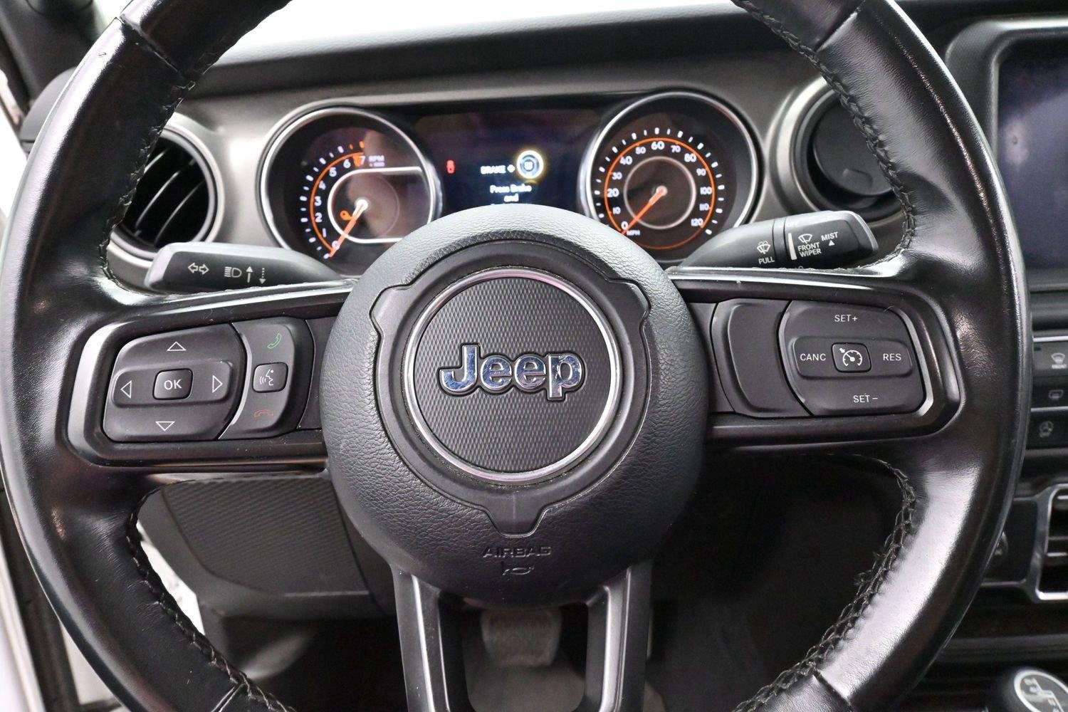 Used 2022 Bright White Clearcoat Jeep Willys image 14