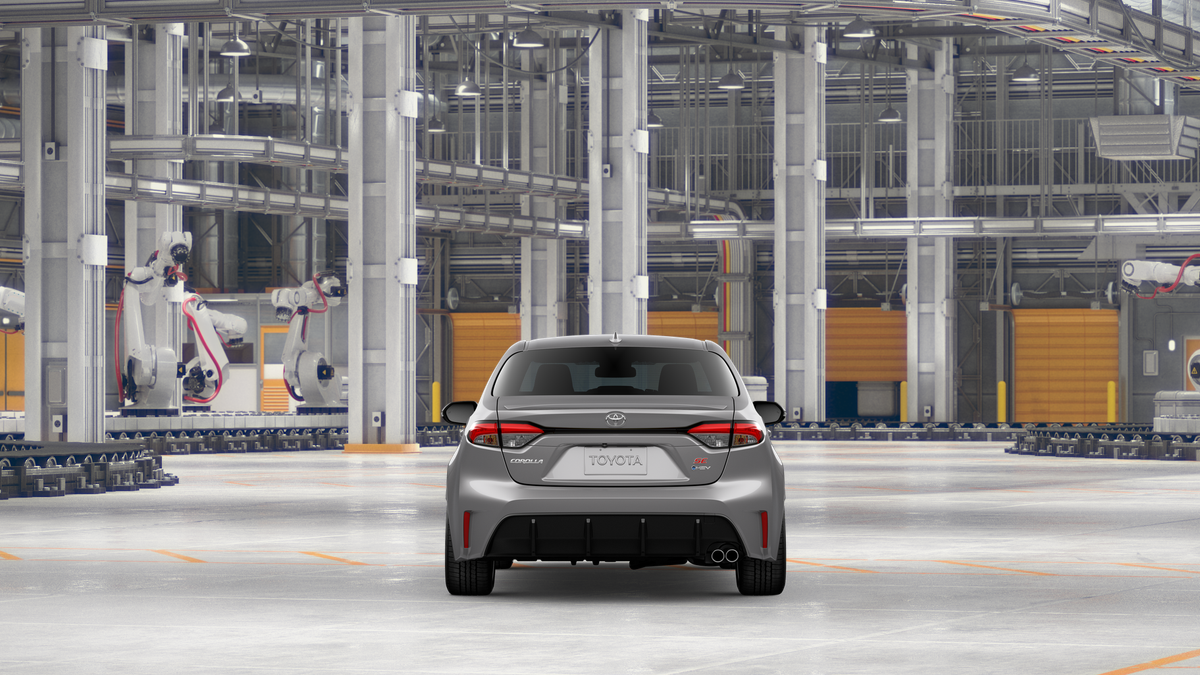 New 2027 Classic Silver Metallic Toyota Hybrid SE image 8