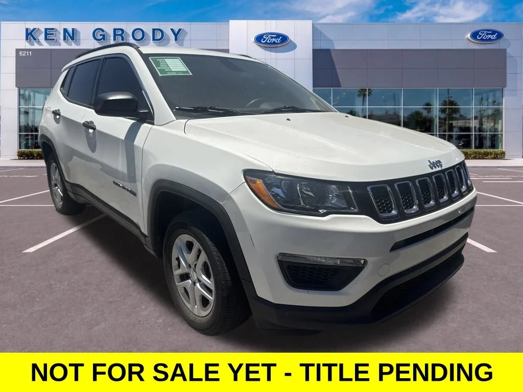 Used 2021 White Jeep Sport image 1