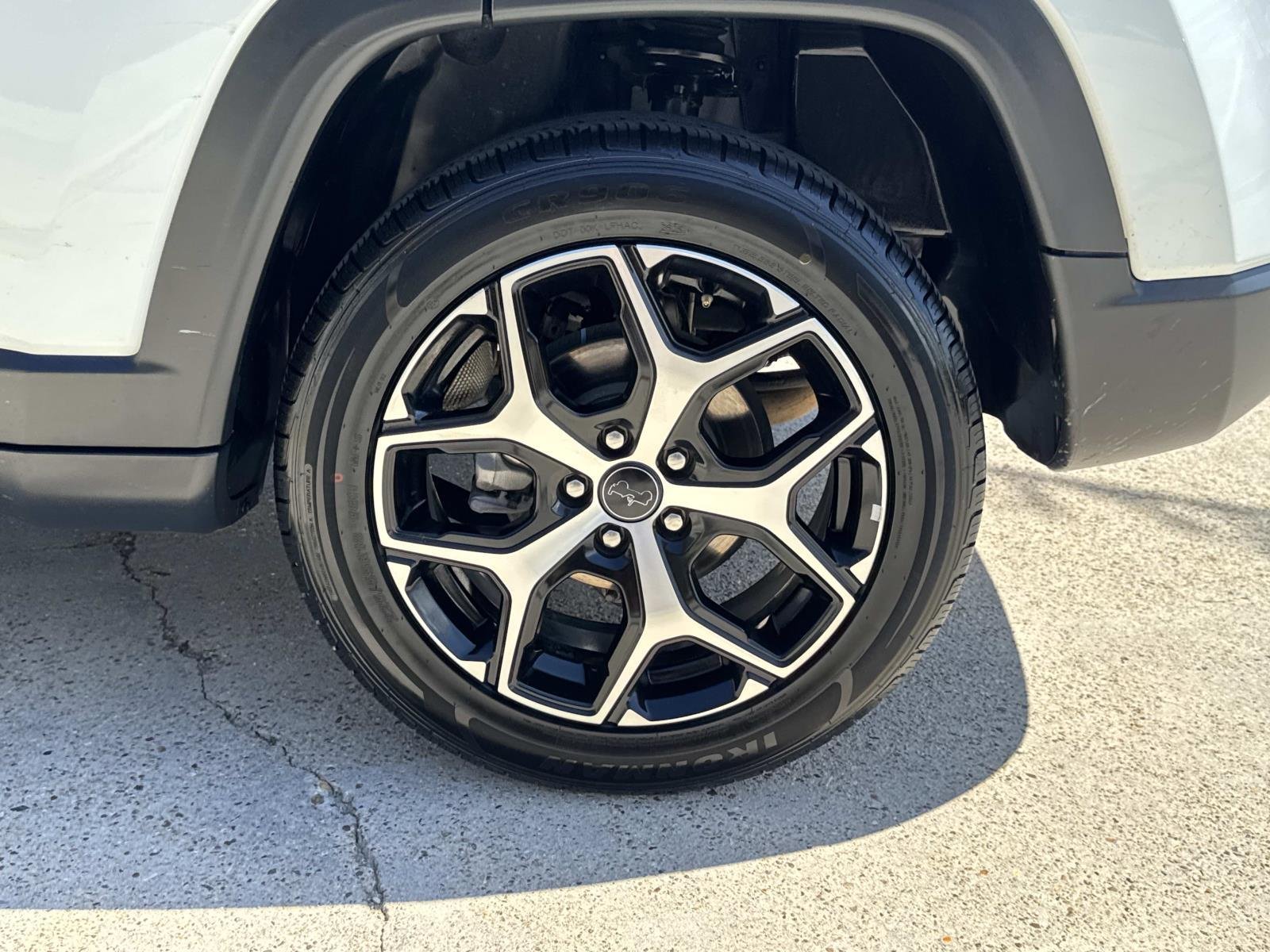 Used 2025 Bright White Clearcoat Jeep Limited image 4