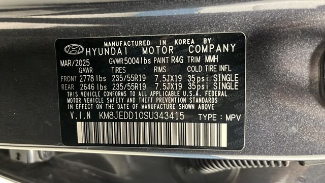 Used 2025 Titanium Gray Hyundai Limited image 28