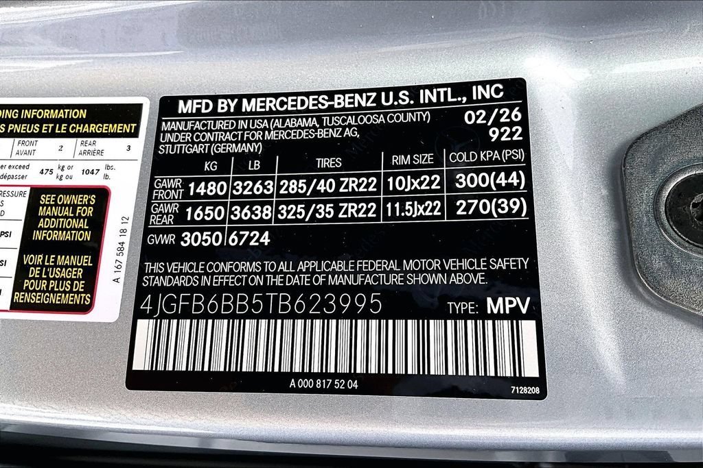 New 2026 Cirrus Silver Metallic Mercedes-Benz GLE 53 AMG® image 28