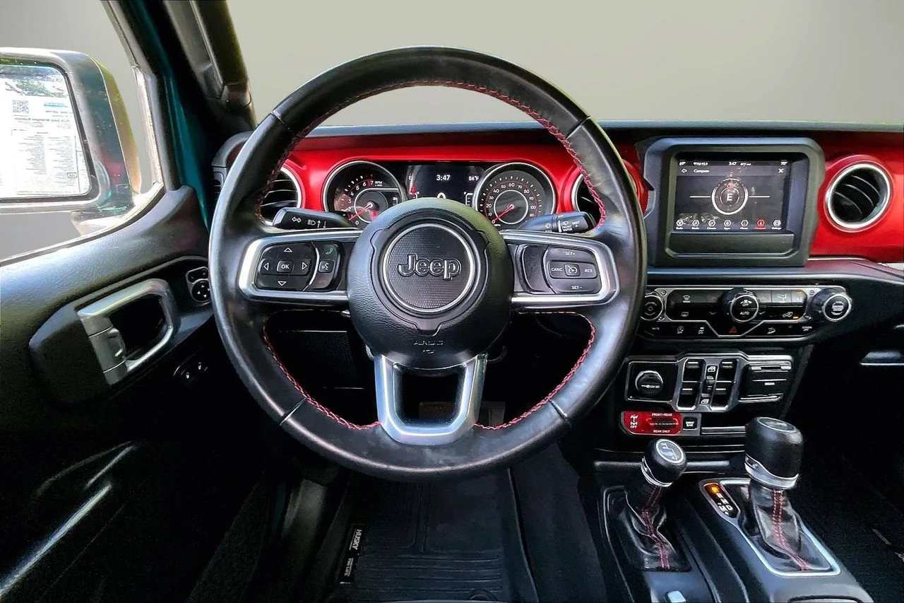 Certified Used 2020 Teal Jeep Rubicon image 11