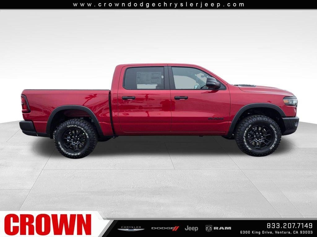 New 2026 Molten Red Pearl-Coat Exterior Paint RAM REBEL image 4