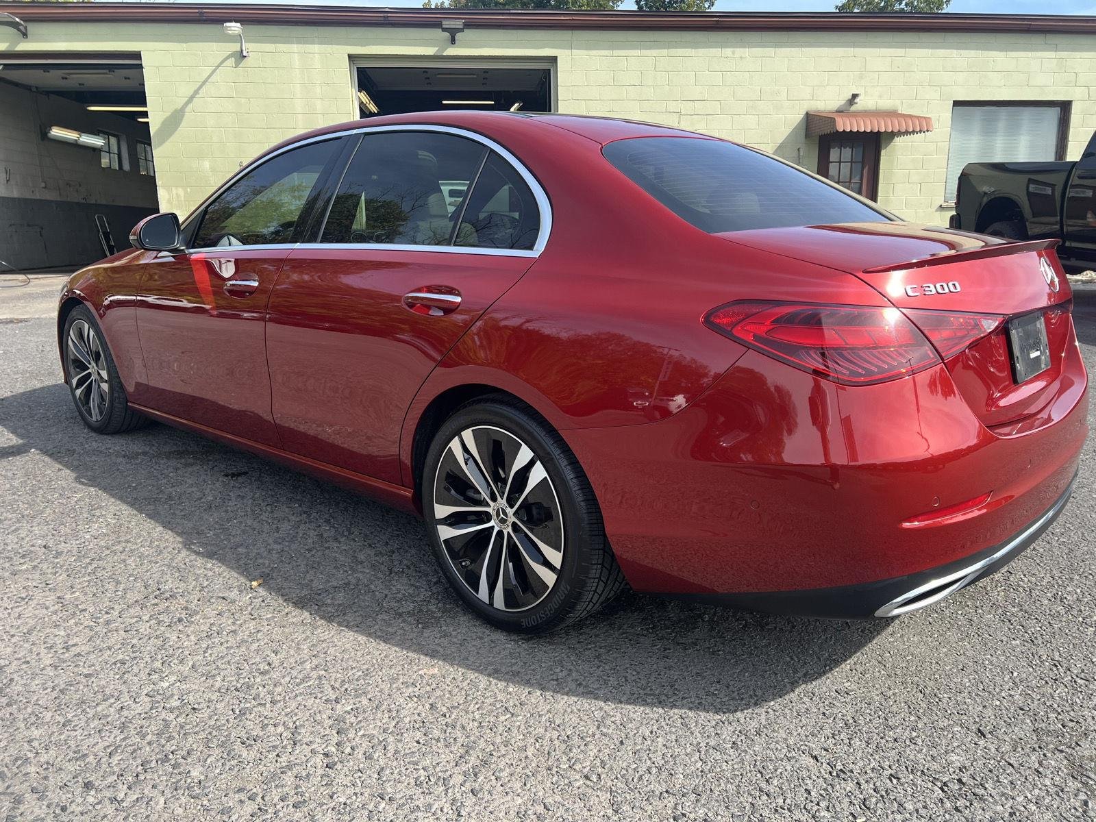 Used 2022 MANUFAKTUR Cardinal Red Metallic Mercedes-Benz C 300 image 5