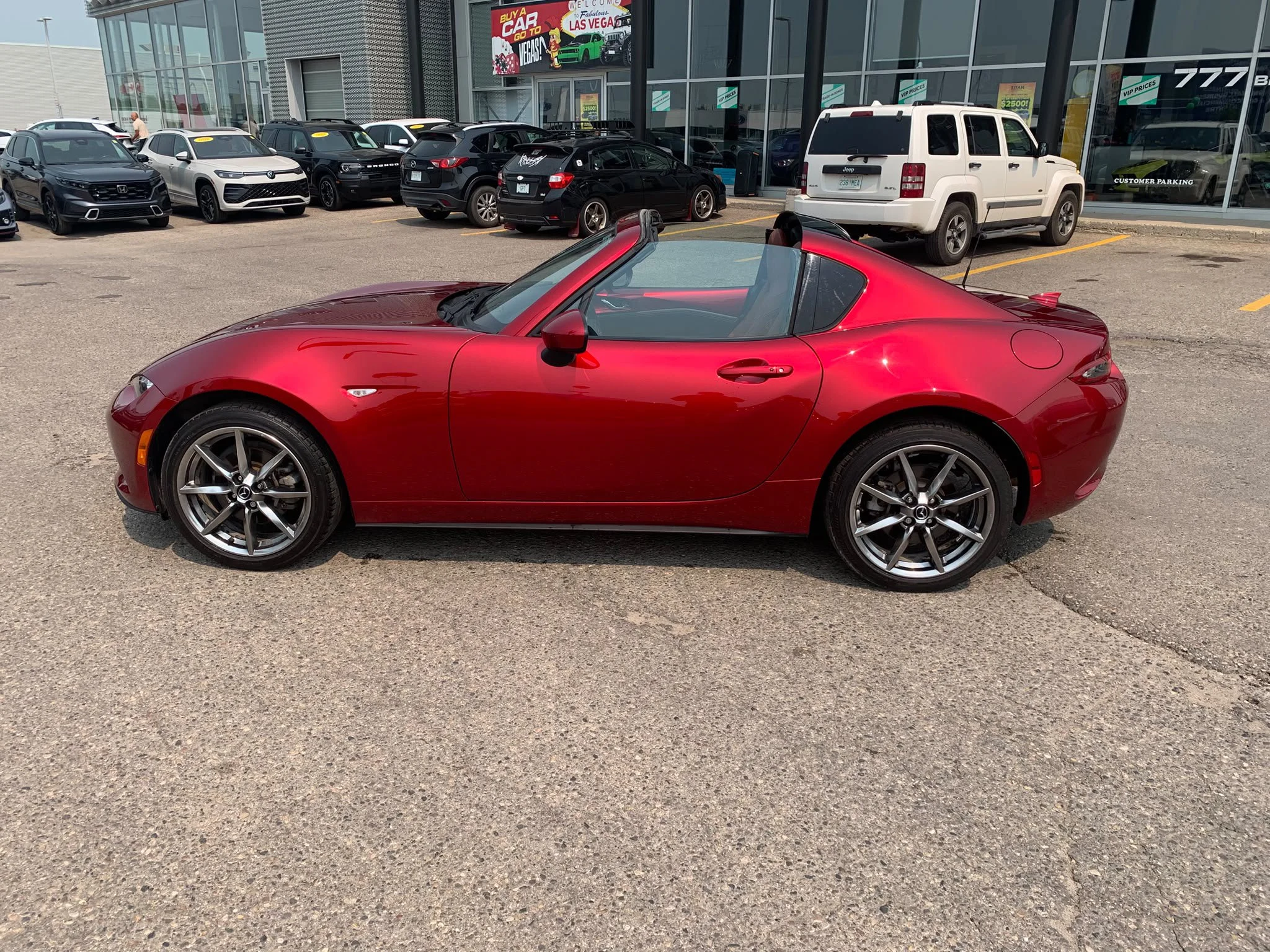 Certified Used 2022 Soul Red Crystal Metallic Mazda RF GT*Soul Red Crystal | Terracotta Htd Leather | Nav | BOSE | Power Hardtop | Blind Spot Detection image 8